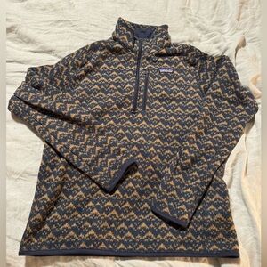 Patagonia Men's Patterned Quarter Zip-Up Fleece